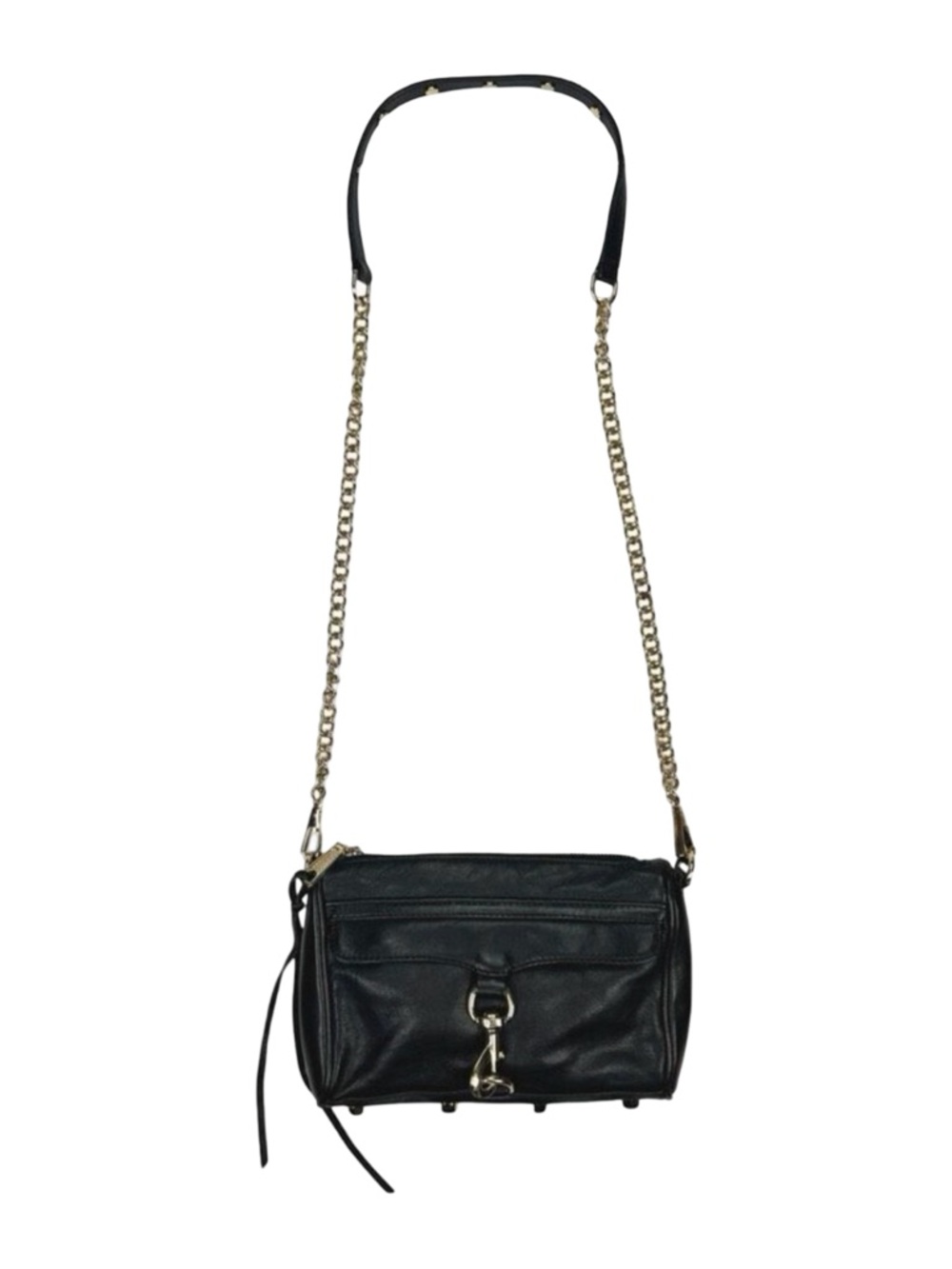 Rebecca Minkoff Leather Classic M.A.C. East West Crossbody Bag 10.5"x 7.75"x 2"